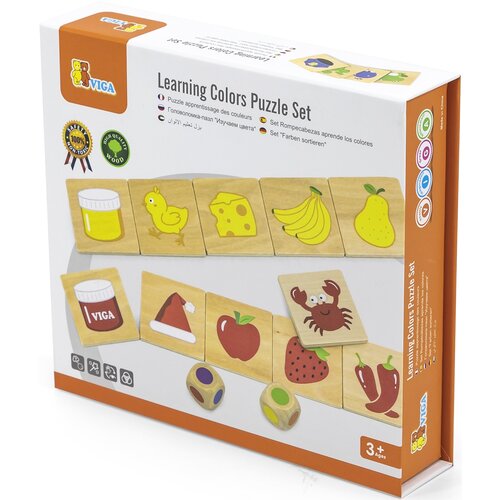 Puzzle VIGA Nauka kolorów 44505 (36 elementów)