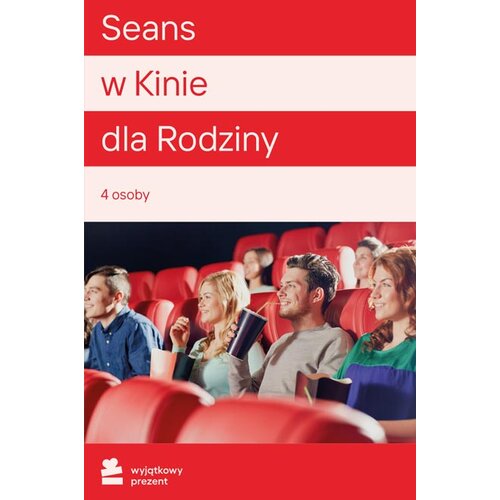 Karta podarunkowa WYJĄTKOWY PREZENT Seans w Kinie dla Rodziny
