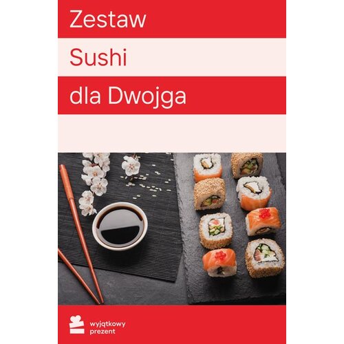 Karta podarunkowa WYJĄTKOWY PREZENT Zestaw Sushi dla Dwojga