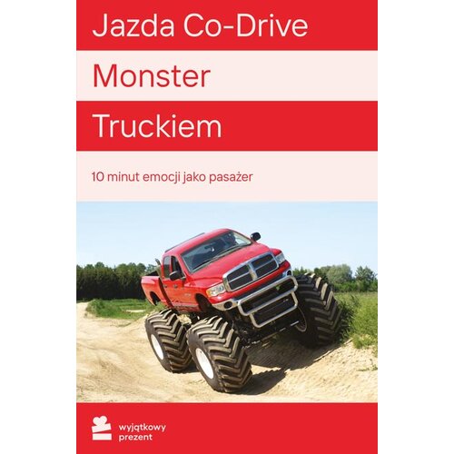 Karta podarunkowa WYJĄTKOWY PREZENT Monster Truck Przygoda na Torze