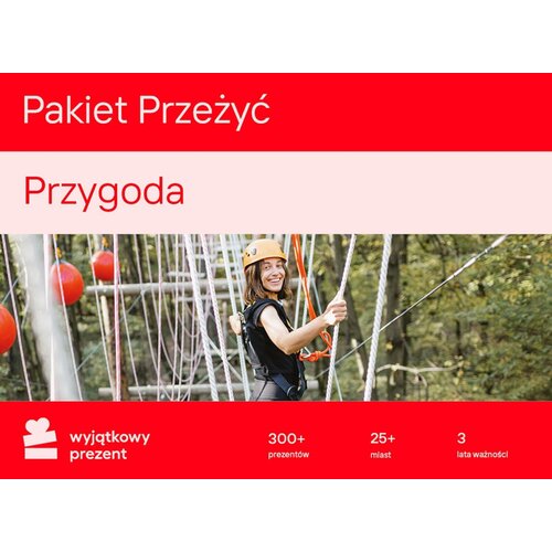 Karta podarunkowa WYJĄTKOWY PREZENT Pakiet Przeżyć - Przygoda
