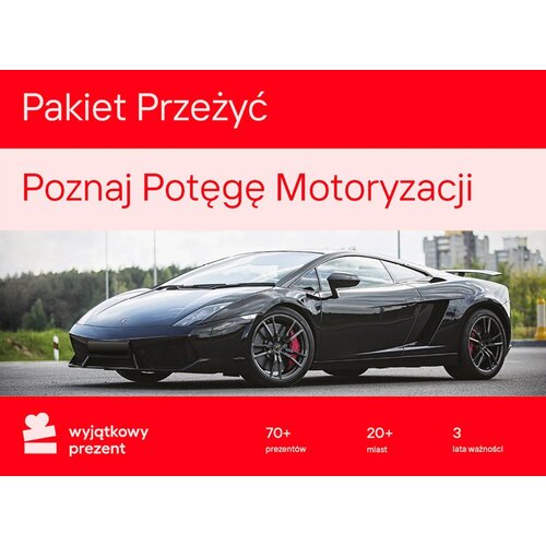 Karta podarunkowa WYJĄTKOWY PREZENT Pakiet Przeżyć - Poznaj Potęgę Motoryzacji