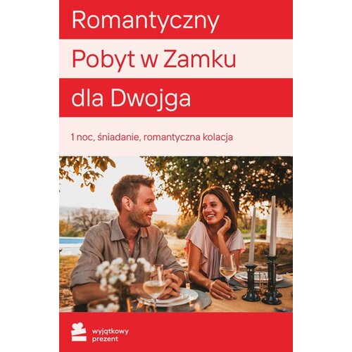 Karta podarunkowa WYJĄTKOWY PREZENT Romantyczny Pobyt W Zamku Dla Dwojga