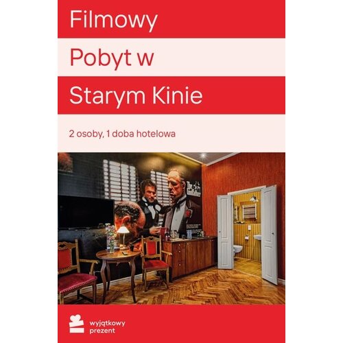 Karta podarunkowa WYJĄTKOWY PREZENT Filmowy Pobyt w Starym Kinie Łódź