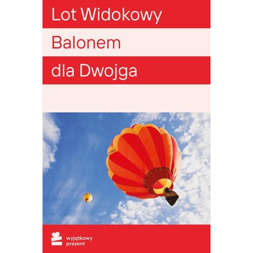 Karta podarunkowa WYJĄTKOWY PREZENT Lot Widokowy Balonem dla Dwojga