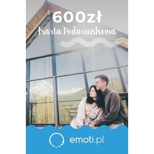 Karta podarunkowa WYJĄTKOWY PREZENT Emoti.pl 600 zł