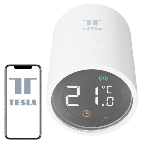 Głowica termostatyczna TESLA Smart Valve Style TSL-TRV-GS361A ZigBee