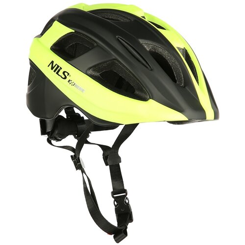 Kask NILS EXTREME MTV35J Limonkowy dla Dzieci (rozmiar M)