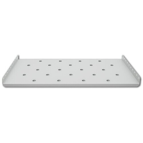 Półka QOLTEC 54502 19" 1U Szary
