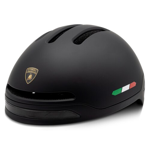 U Kask rowerowy LAMBORGHINI LA-AC-210002 Czarny (rozmiar M/L)