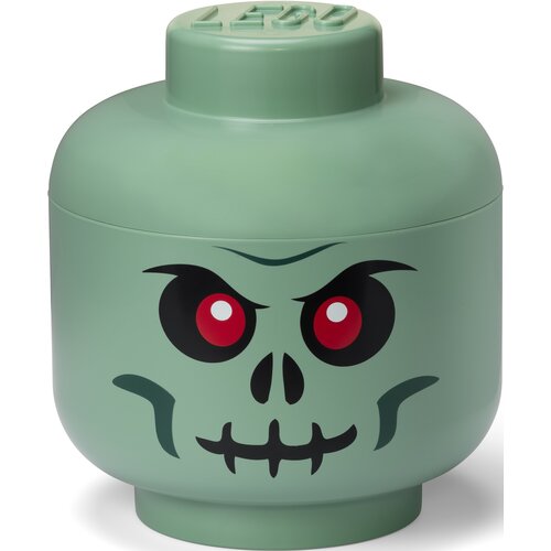 Pojemnik na LEGO duża głowa Zombie Zielony 40320811