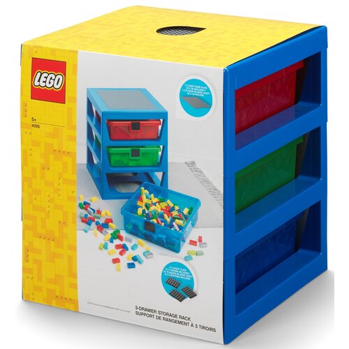 Regał na LEGO z szufladkami Niebieski 40950002