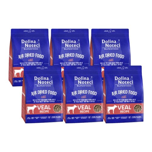 Karma dla kota DOLINA NOTECI Superfood Cielęcina 6 x 1 kg