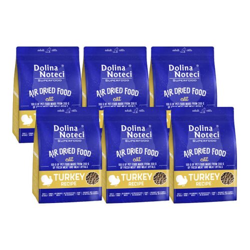 Karma dla kota DOLINA NOTECI Superfood Indyk 6 x 1 kg