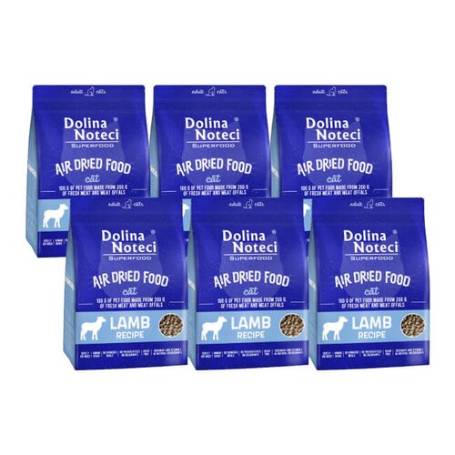 Karma dla kota DOLINA NOTECI Superfood Jagnięcina 6 x 1 kg