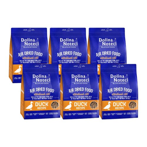 Karma dla kota DOLINA NOTECI Superfood Sterilised Kaczka 6 x 1 kg