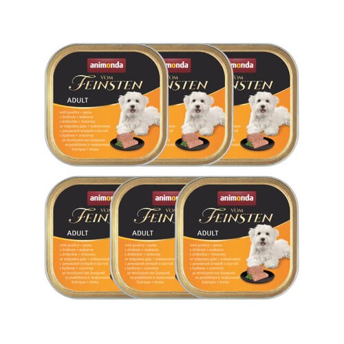 Karma dla psa ANIMONDA Vom Feinsten Drób z makaronem 6 x 150 g
