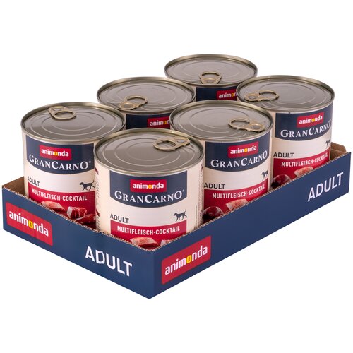 Karma dla psa ANIMONDA GranCarno Mięsny koktajl 6 x 800 g
