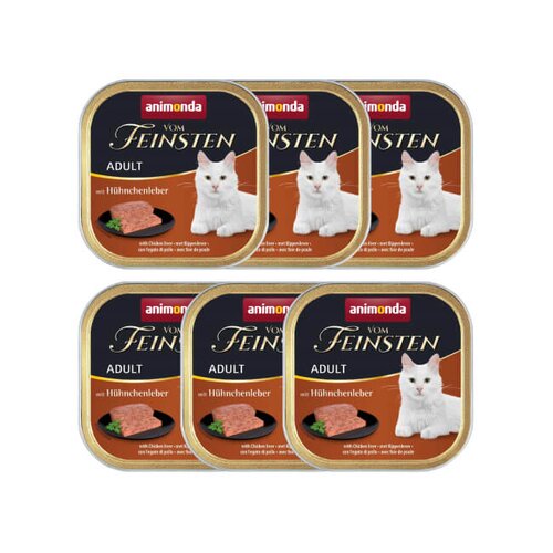Karma dla kota ANIMONDA Vom Feinsten Wątróbka drobiowa 6 x 100 g