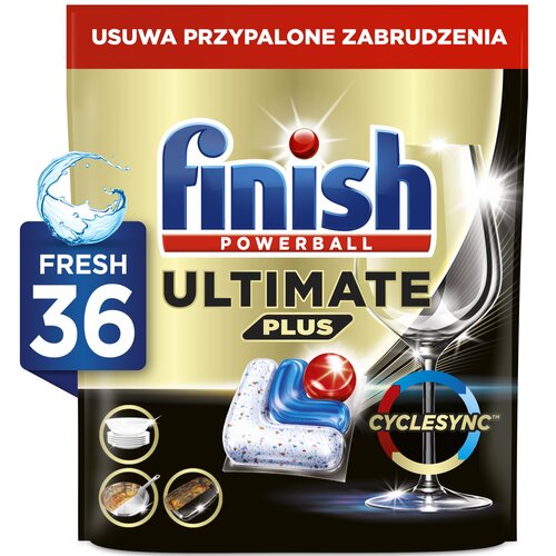 Kapsułki do zmywarek FINISH Powerball Ultimate Plus All In 1 Fresh - 36 szt.