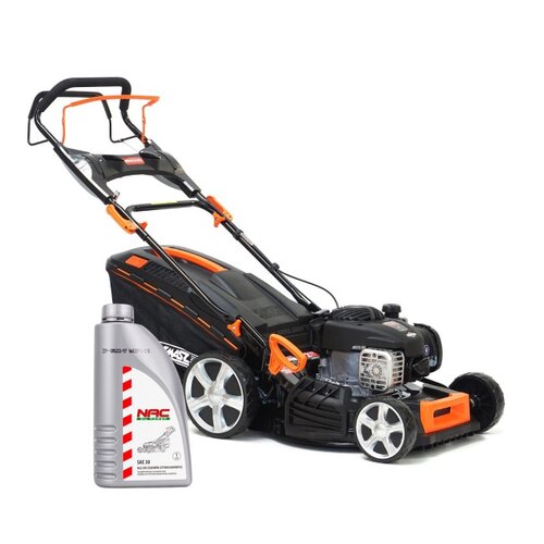 Kosiarka spalinowa HORTMASZ HKS 746 NB Briggs&Stratton 450E z napędem + Olej do kosiarki NAC SAE 30 1000 ml