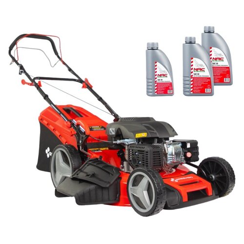 Kosiarka spalinowa GREENSO D53-GT225 Ducar DV225 z napędem + Olej do kosiarki NAC SAE 30 2600 ml