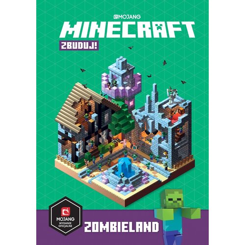 Książka z zadaniami Minecraft Zbuduj! Zombieland (twarda okładka)