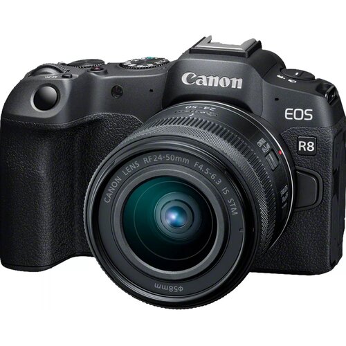 Aparat CANON EOS R8 Body Czarny + Obiektyw 24-50mm f/4.5-6.3 IS STM
