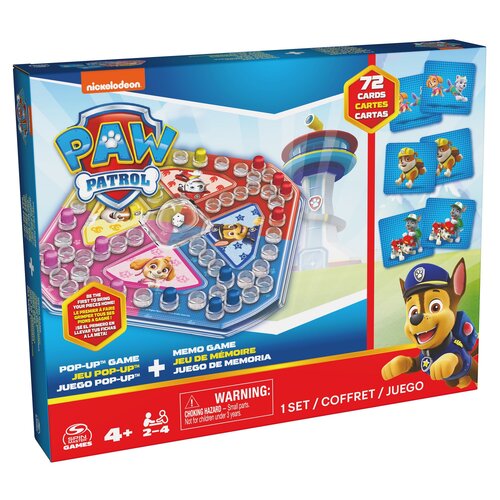Gra planszowa GAMES Psi Patrol Memory & Pop Up