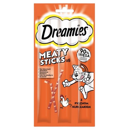 Przysmak dla kota DREAMIES Meaty Sticks Kurczak 30 g