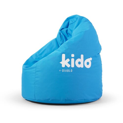 Pufa worek DIABLO CHAIRS Kido Niebieski L 110 x 80 cm