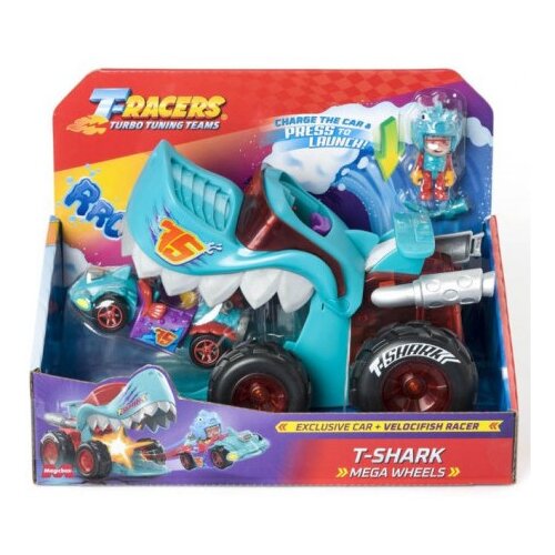 Samochód MAGIC BOX T-Racers Mega Wheels T-Shark PTRSP116IN10
