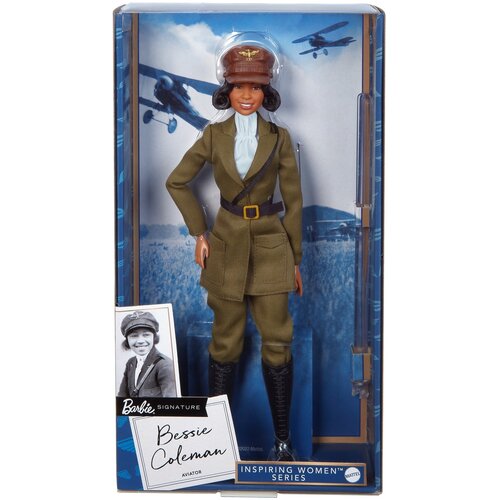 Lalka Barbie Signature Inspiring Women Bessie Coleman HJX36