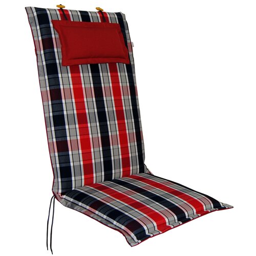 Poduszka na fotel YEGO DESIGN Xenon Szaro-czerwony