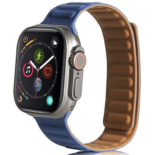 Pasek BELINE Magnetic do Apple Watch 2/3/4/5/6/7/8/SE/SE 2/Ultra (42/44/45/49mm) Niebieski