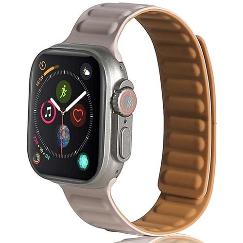 Pasek BELINE Magnetic do Apple Watch 2/3/4/5/6/7/8/SE/SE 2 (38/40/41mm) Khaki