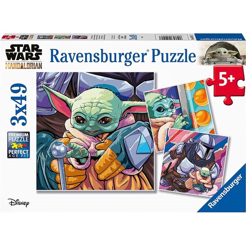Puzzle RAVENSBURGER Star Wars Mandalorian Grogu Moments 5241 (147 elementów)