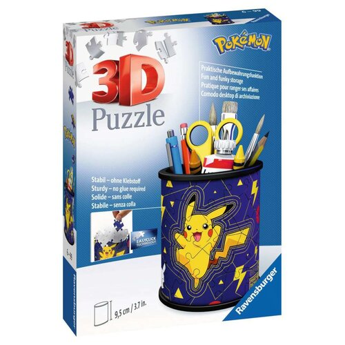 Puzzle 3D RAVENSBURGER Przybornik Pokemon Pikachu 11257 (54 elementy)