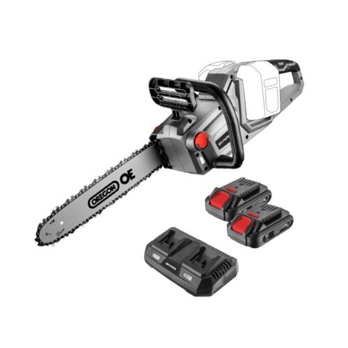 Piła akumulatorowa GRAPHITE Energy+ 58G043 + Ładowarka GRAPHITE 58G085 + 2 x Akumulator GRAPHITE Energy+ 58G001 2.0Ah 18V