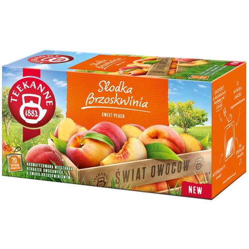 Herbata TEEKANNE Słodka brzoskwinia (20 sztuk)