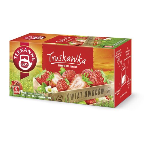 Herbata TEEKANNE Truskawka (20 sztuk)