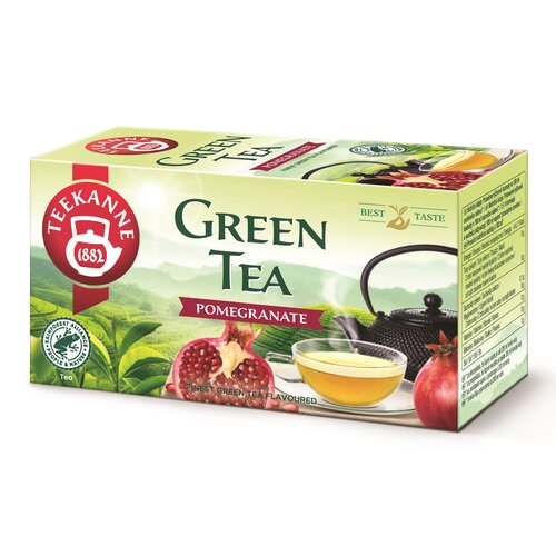 Herbata TEEKANNE Green Tea Pomegranate (20 sztuk)