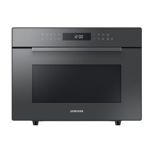 Kuchenka mikrofalowa SAMSUNG BESPOKE MC35R8058CC 900W średnica 38 cm pojemność 35L Auto Cook Czarno-szary