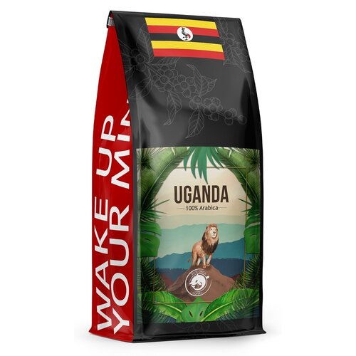 Kawa ziarnista BLUE ORCA COFFEE Uganda Bugisu Arabica 1 kg