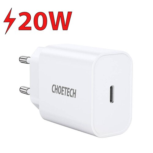 Ładowarka sieciowa CHOETECH Q5004 EU 20W Biały