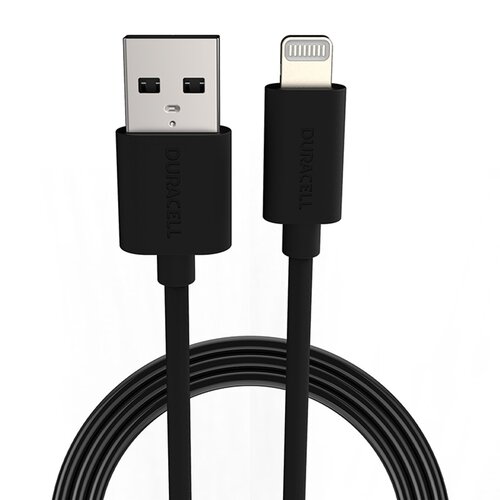 Kabel USB - Lightning DURACELL USB5022A 2 m Czarny