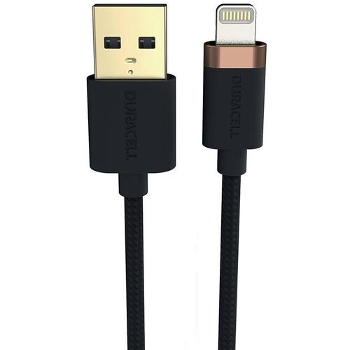 Kabel USB - Lightning DURACELL USB8012A 0.3 m Czarny