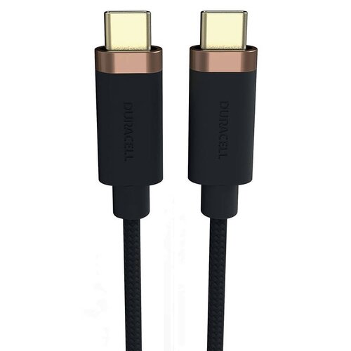 Kabel USB Typ-C - USB Typ-C DURACELL USB7030A 1 m Czarny