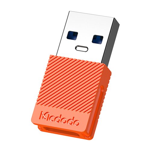 Adapter USB - USB Typ-C MCDODO OT-6550 Pomarańczowy