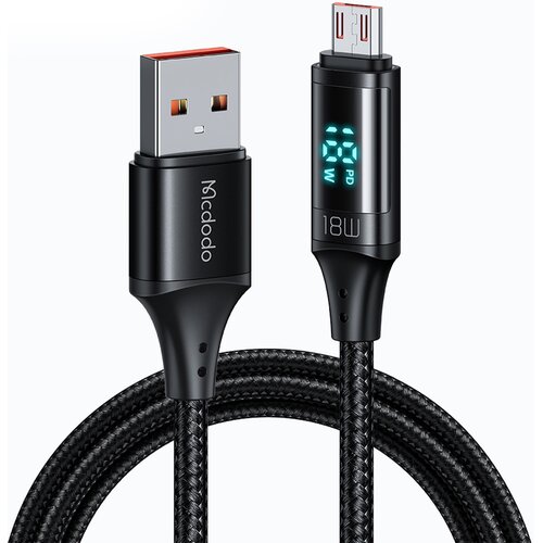 Kabel USB - Micro USB MCDODO CA-1070 3A 1.2 m Czarny